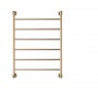 Lillian Heated Towel Rail, 600 x 808mm, Urban Brass 6 Bars
